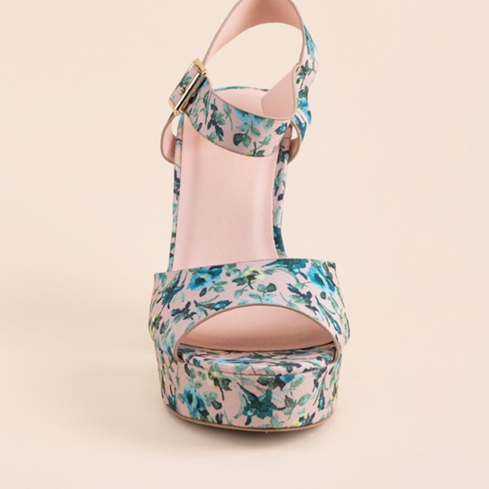 NIB Box Peep Toe High Heel Shoes - Picture 3 of 4